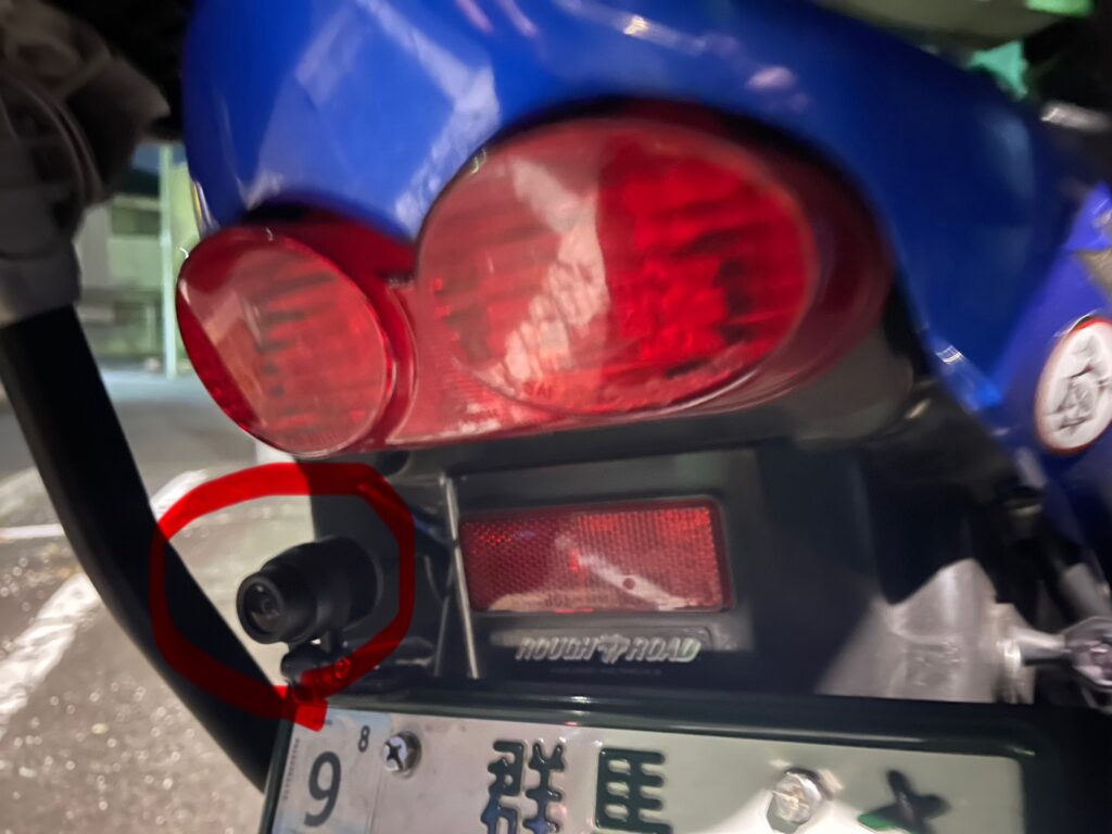 ドラレコ Mio802WD リアカメラ