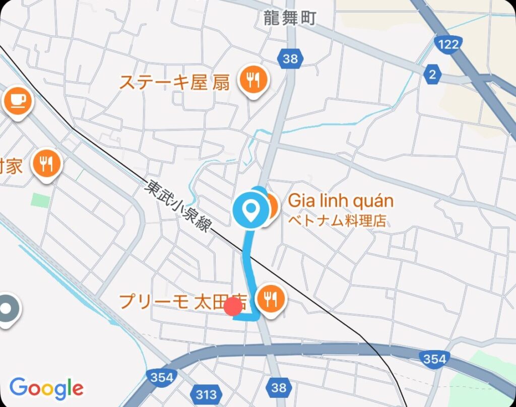 ドラレコ Mio802WD ルートデータ GoogleMap