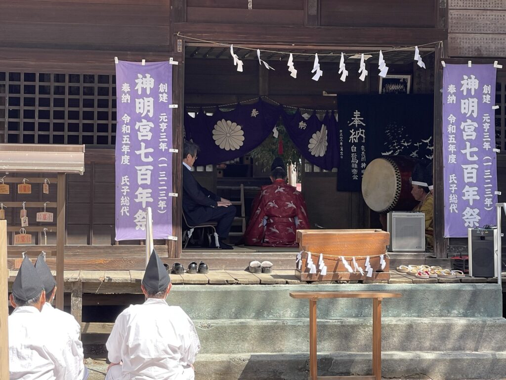 東長岡神明宮お田植祭　2026年4月12日