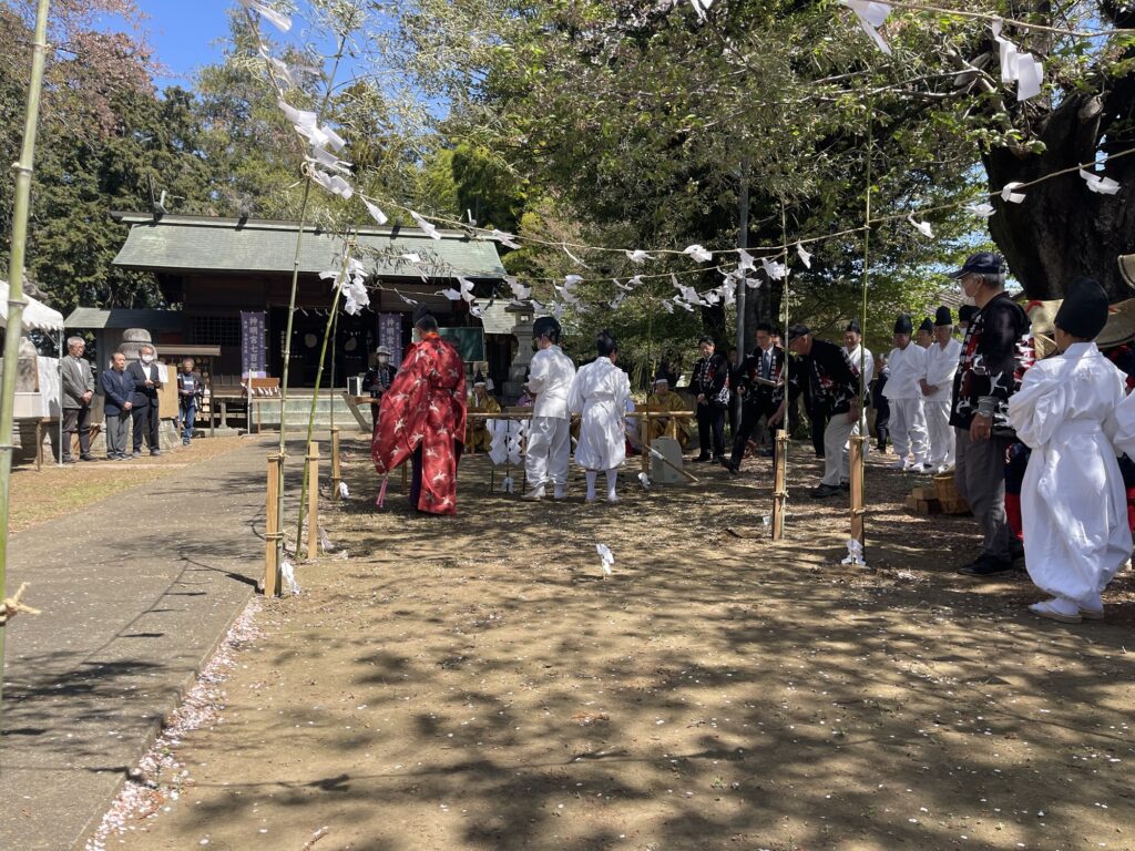 東長岡神明宮お田植祭　2026年4月12日