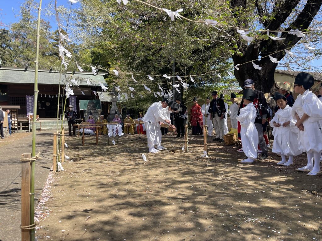 東長岡神明宮お田植祭　2026年4月12日
