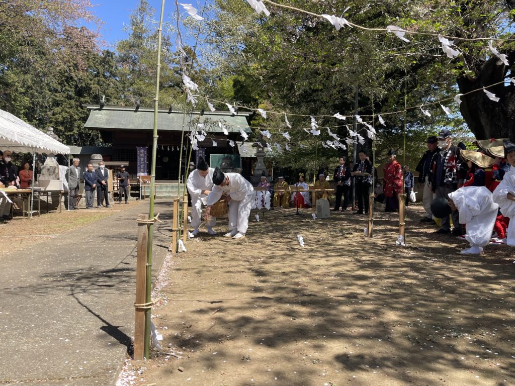 東長岡神明宮お田植祭　2026年4月12日