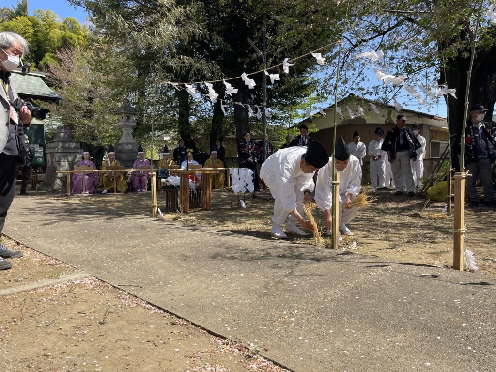 東長岡神明宮お田植祭　2026年4月12日