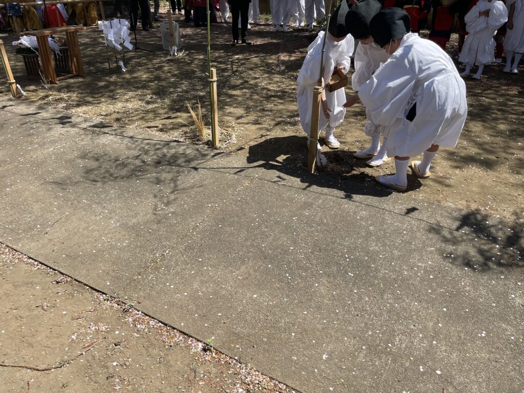 東長岡神明宮お田植祭　2026年4月12日
