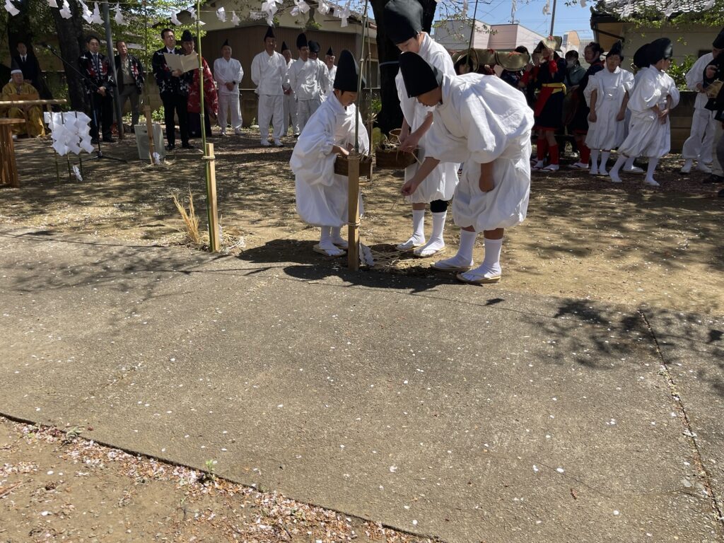 東長岡神明宮お田植祭　2026年4月12日