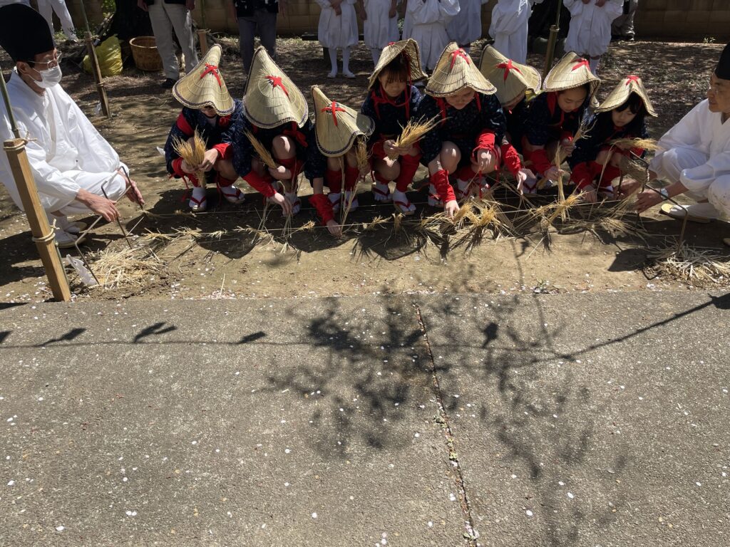 東長岡神明宮お田植祭　2026年4月12日