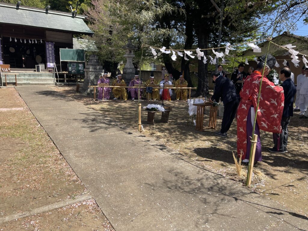 東長岡神明宮お田植祭　2026年4月12日