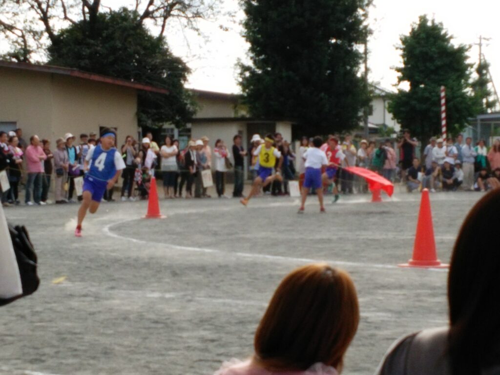 2014韮川小学校運動会 団対抗リレー 9月27日