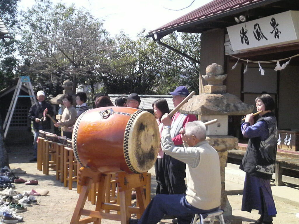 2012石原桜まつり 石原お囃子保存会