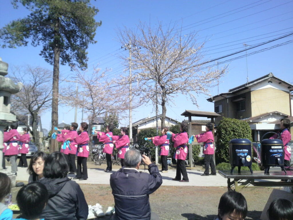 2012石原桜まつり　石原の踊り子さんたち