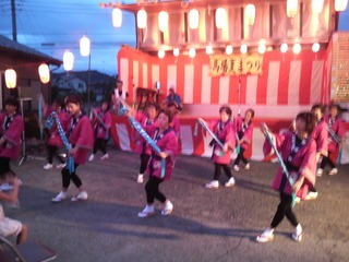 2011馬場夏祭り　石原の踊り子も出演