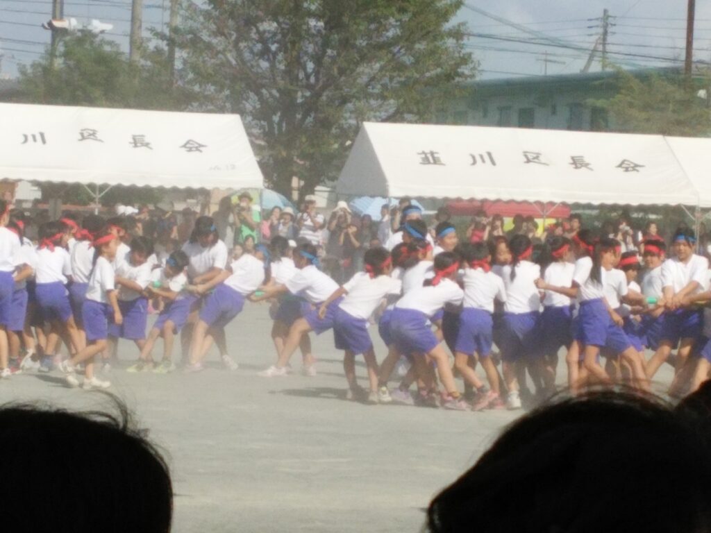 2014韮川小学校運動会 棒取り 9月27日