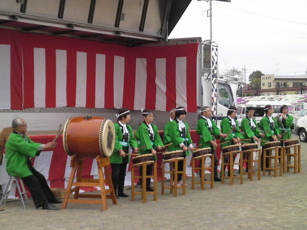 2012馬場しばざくらまつり　石原お囃子保存会